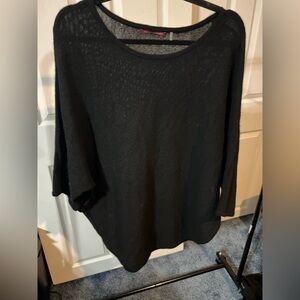 Cashmere Cashmere Black Cashmere 3/4 sleeve Sweater